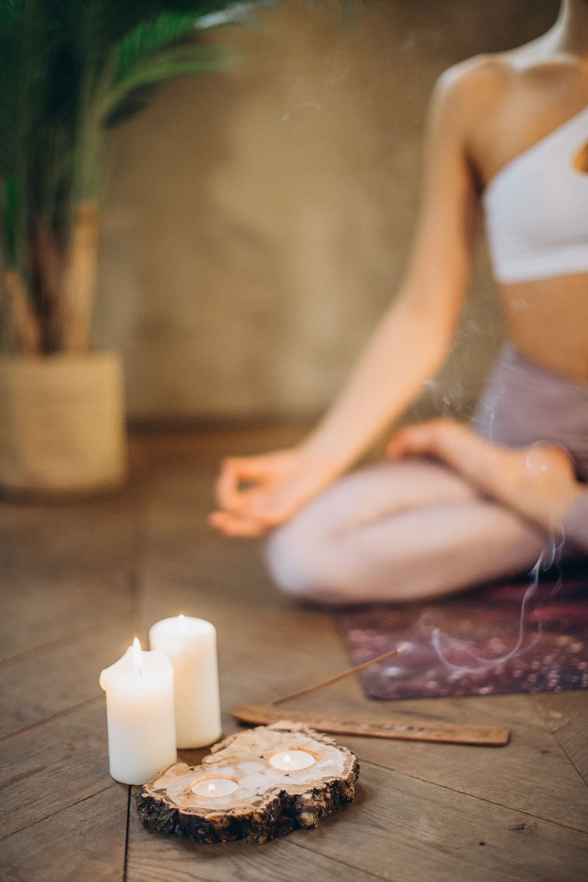 A quiet indoor exercise setting
